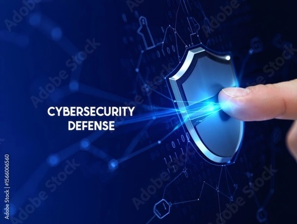 Fototapeta Cybersecurity Defense Protecting Your Digital Assets with Advanced Security Measures
