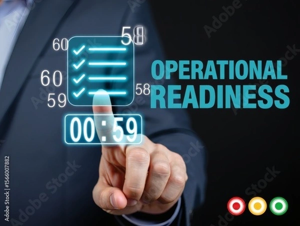 Fototapeta Achieving Operational Readiness A Strategic Guide to Preparation and Execution