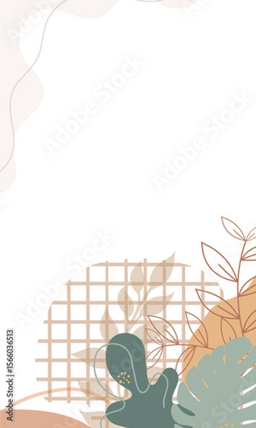 Obraz botanical template 1