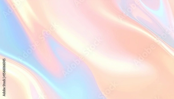 Fototapeta Soft Colorful Abstract Fluid Background in Pastel Hues and Swirls