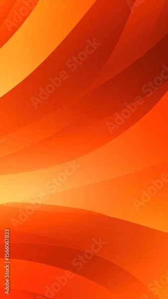 Fototapeta Vibrant Orange Wave Pattern Background for Creative Projects