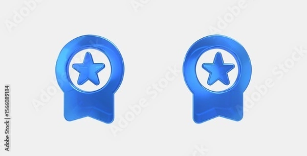 Fototapeta workspace premium 3D icon on isolate white background