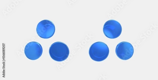 Fototapeta workspaces 3D icon on isolate white background