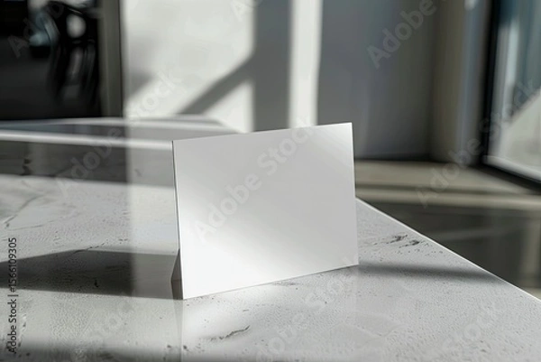 Fototapeta Premium Quality Image of Print Holder with Inscription Lying on Table