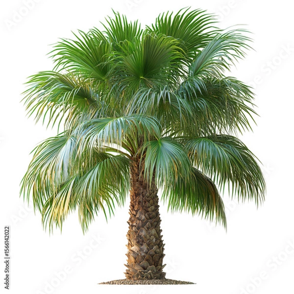 Fototapeta tropical palm tree isolated on transparent background