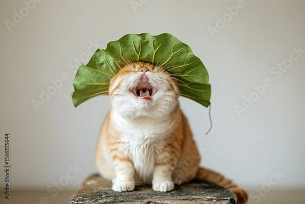 Obraz Purr-fect Adventures: A Cute Little Cat Yawning, Swimming, and Catching Fish – A Whimsical Tale of Feline Charm
Meet the most endearing little cat, captured in three delightful moments: mid-yawn with 