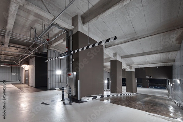 Obraz underground parking lot