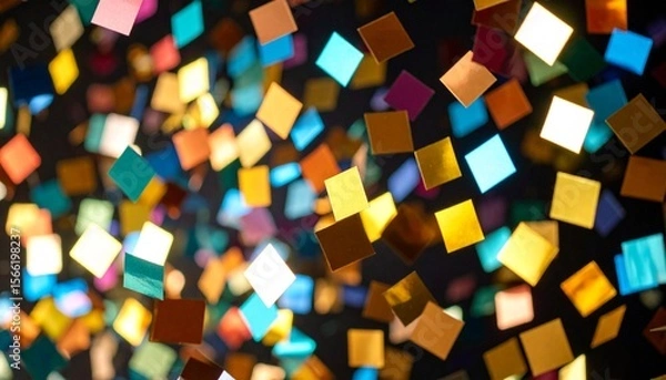 Fototapeta colorful confetti