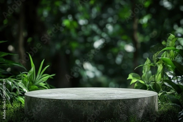 Fototapeta fountain in the garden