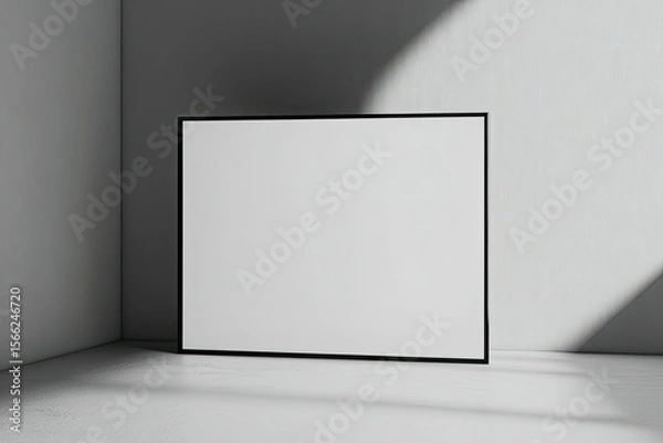 Fototapeta High Quality Picture of Display Screen Mockup Isolated