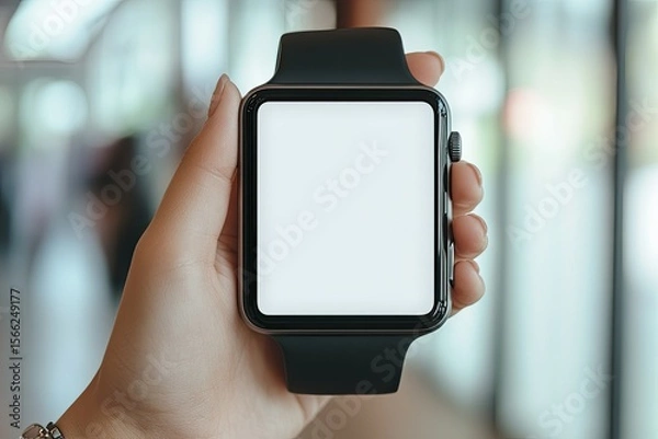 Fototapeta Clear Pixel Visual of Focus on Watch Alone with Hands