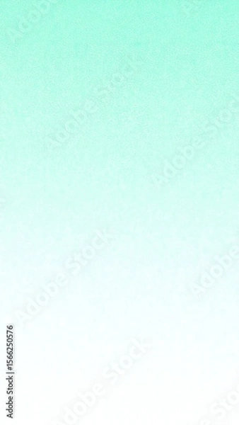 Fototapeta Mint Green Gradient Background Of Stippled Dots Transitioning Into White Abstract Design