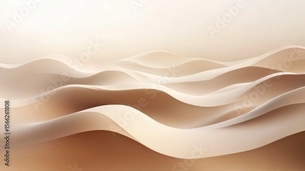 Fototapeta Abstract beige wave background.