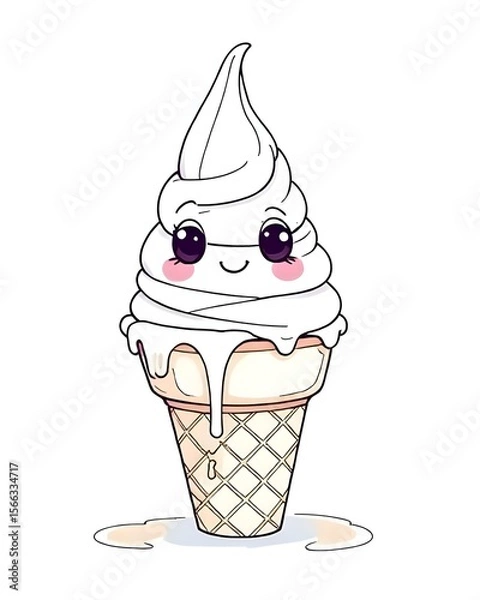 Obraz vector ice cream