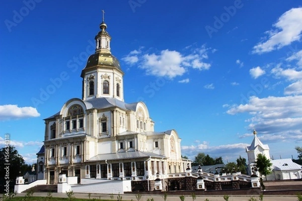 Fototapeta Seraphim of Sarov in the Holy Trinity Seraphim-Diveevo monastery in Diveevo, Russia