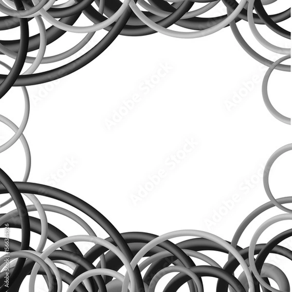 Fototapeta 3D abstract frame background