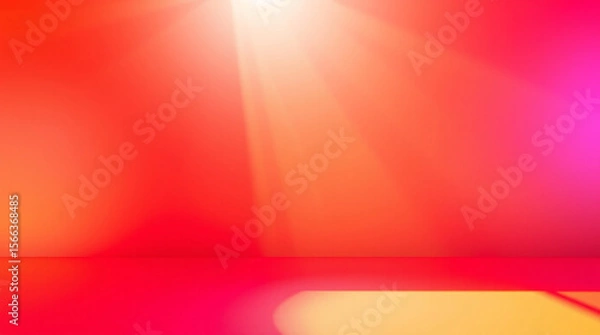 Fototapeta Abstract gradient background with a smooth red glow and subtle texture.
