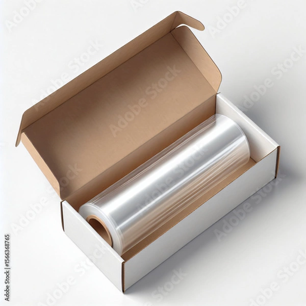 Obraz Shrink Wrap Roll in a White Box