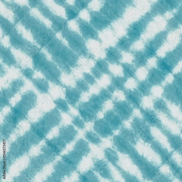 Fototapeta Seamless Print Shibori pattern and tie-dye allover textile Shibori allovers pattern design