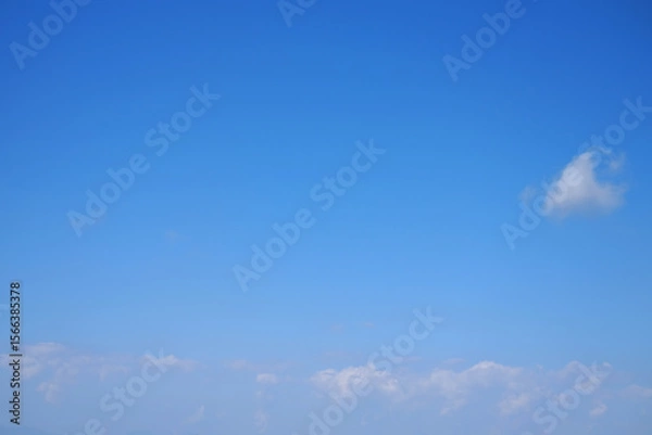 Fototapeta Beautiful horizontal of cloudy on blue sky background
