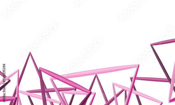 Fototapeta 3D pink abstract background