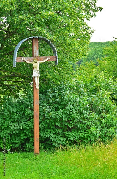 Obraz Cross with crucifixion