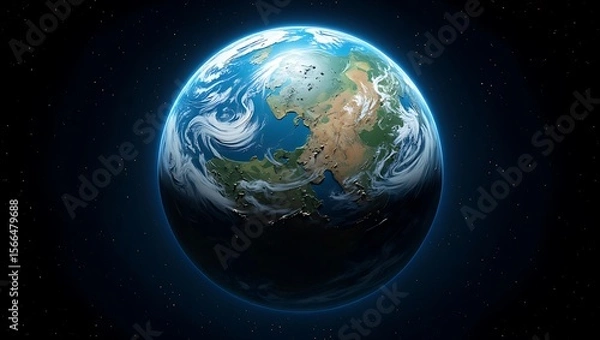 Fototapeta Stunning High-Resolution Image of Planet Earth from Space