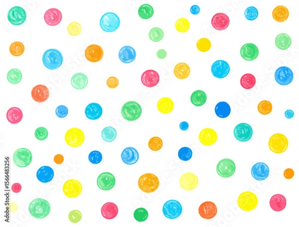 Obraz Crayon dot background 01