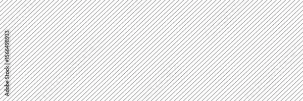 Fototapeta Slash line. Border with diagonal lines. Angle of tilt stripes. Black pattern of footer isolated vector on white background,eps10