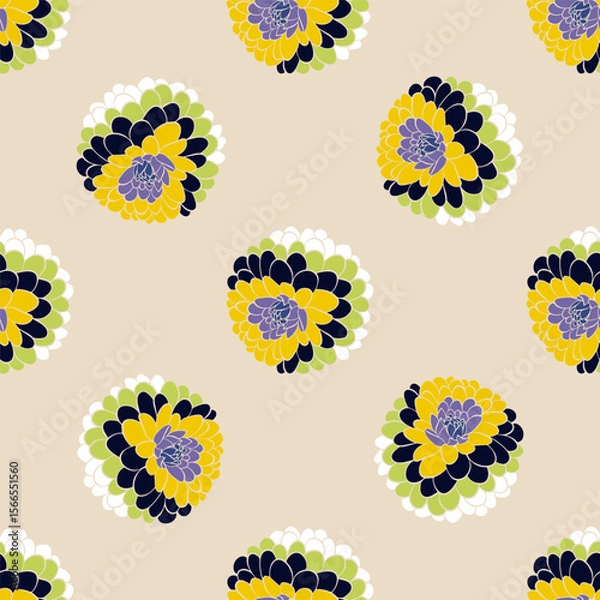 Fototapeta flower_dahlia_2-02.eps