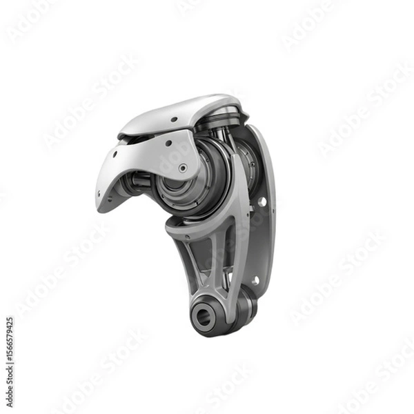 Obraz Silver Metallic Robotic Arm Shoulder