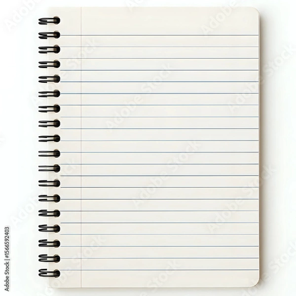 Fototapeta Spiral Notebook Isolated