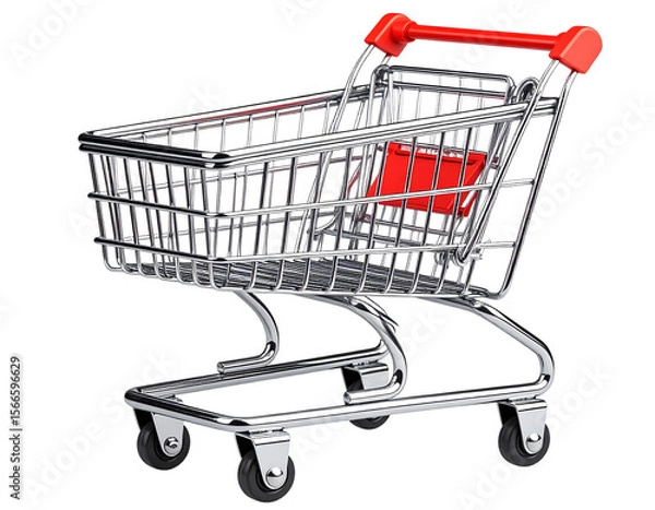 Obraz 3D Shopping Cart Icon 