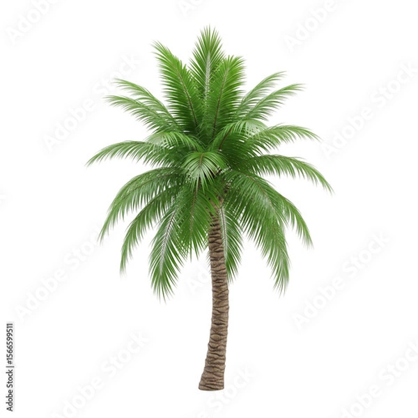 Obraz 3d palm tree isolated on white
