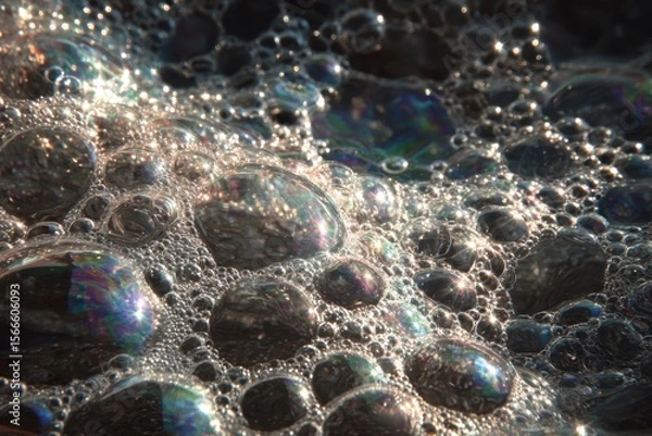 Obraz Soap Bubble with Shimmering Colors