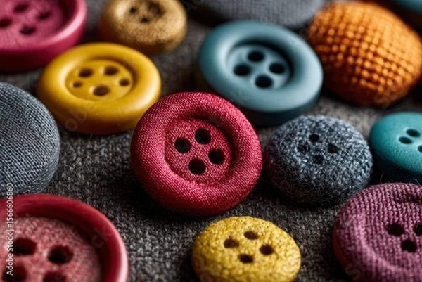 Obraz Colorful Clothing Buttons