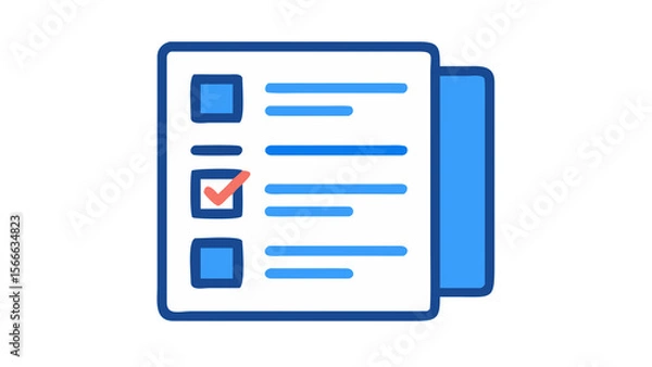 Fototapeta Flat Education and E-Learning Icon on White Background – Book, Graduation Cap, Online Class, Certificate, Exam, Course Tools and More