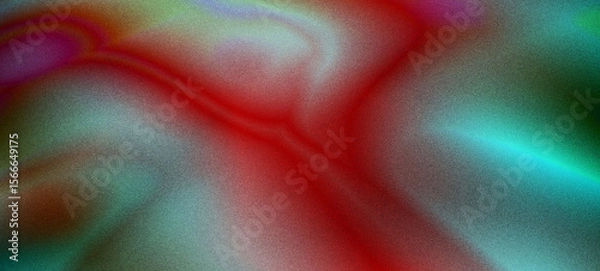 Fototapeta Abstract Red and Teal Swirl Gradient Background Texture