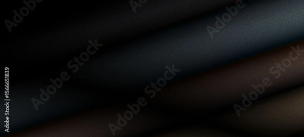Fototapeta Abstract Dark Textured Fabric Background:  Subtle Gradient, Elegant Drape, Moody Atmosphere