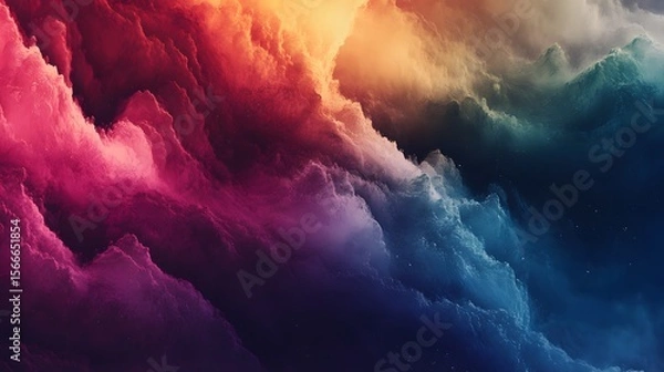 Fototapeta Noisy Abstract Colorful Background
