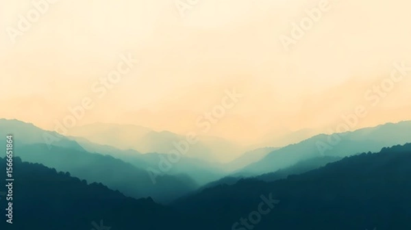 Fototapeta Noisy Abstract Colorful Landscape Background