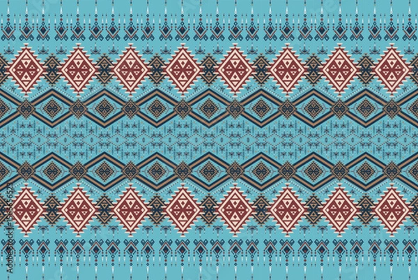 Fototapeta Geometric fabric patterns 