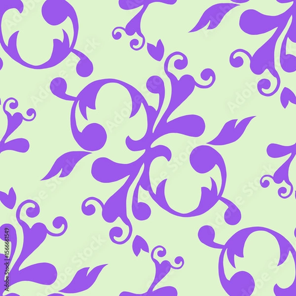 Obraz Beautiful vintage seamless pattern design 