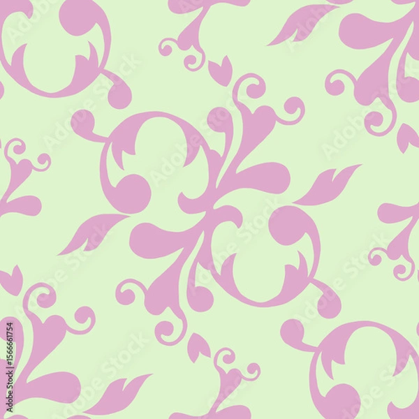 Obraz Beautiful vintage seamless pattern design 