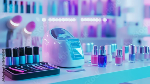 Obraz nail items on the nail table
