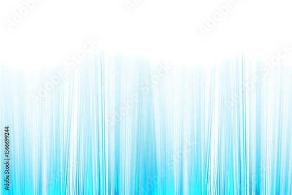 Fototapeta Neon blue light, speed of light, fast motion light, vertical beam