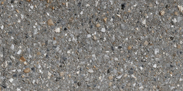 Fototapeta Exploring the subtle beauty of a seamless concrete texture featuring sand and small stones against a gray backdrop that enhances visual depth