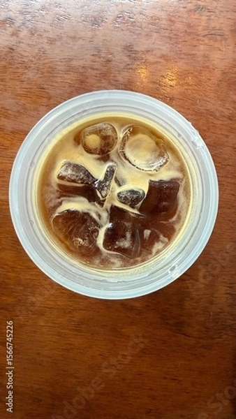 Fototapeta coffee in cafe