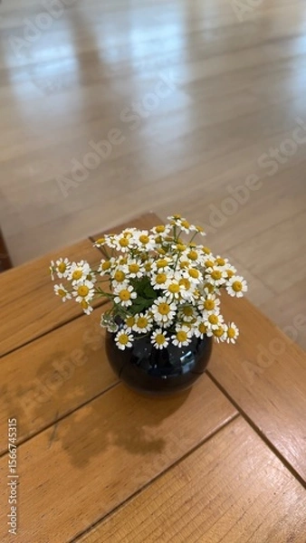 Fototapeta Daisy on the table