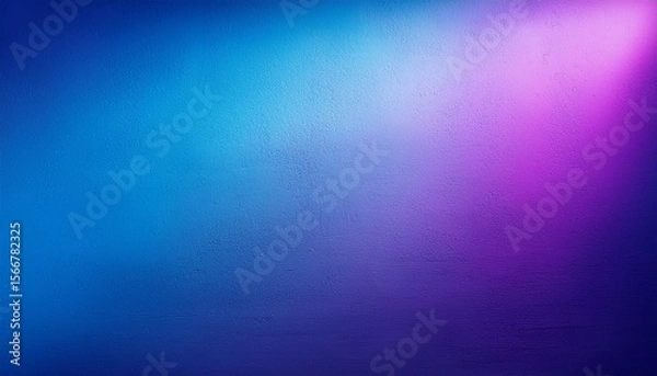 Obraz vibrant studio background with gradient of blue and purple hues creating dynamic atmosphere